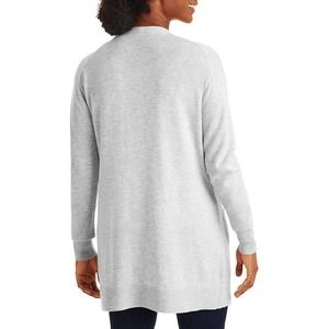 Members Mark Women's Cashmere Blend Cardigan Sweater Grey-L